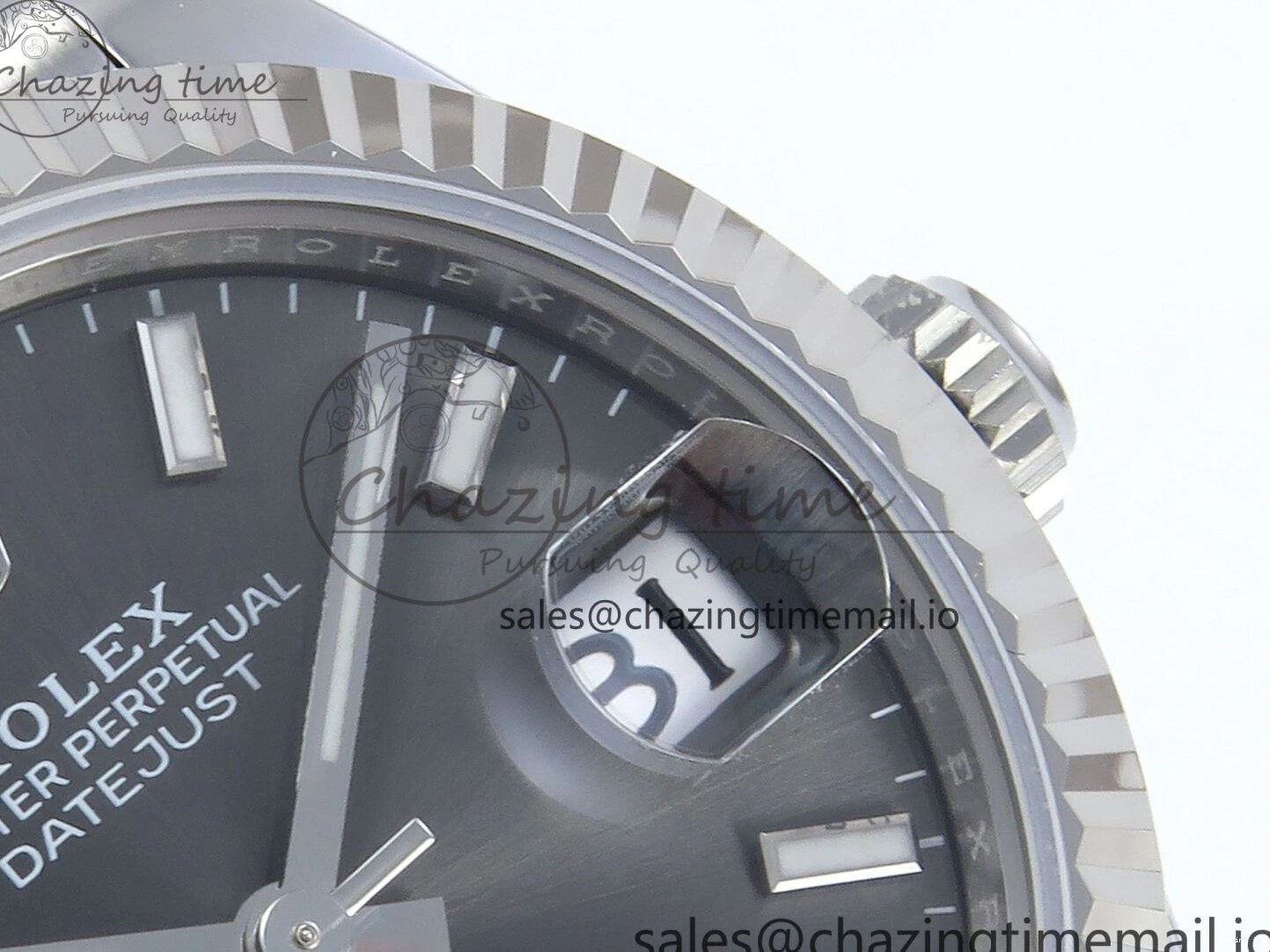 0104 Elegant DateJust 31 278274 ARF 1:1 Best Edition 904L Steel Gray Dial Stick Marker on SS Jubilee Bracelet ETA 545